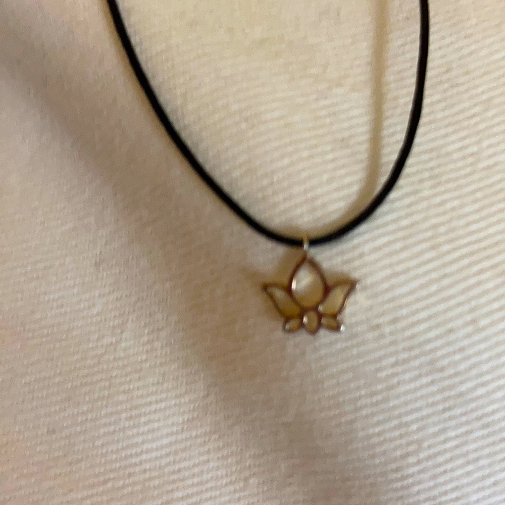 By Charlotte Lotus Flower Necklace